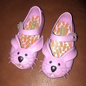 Mini Melissa rabbit bunny shoes